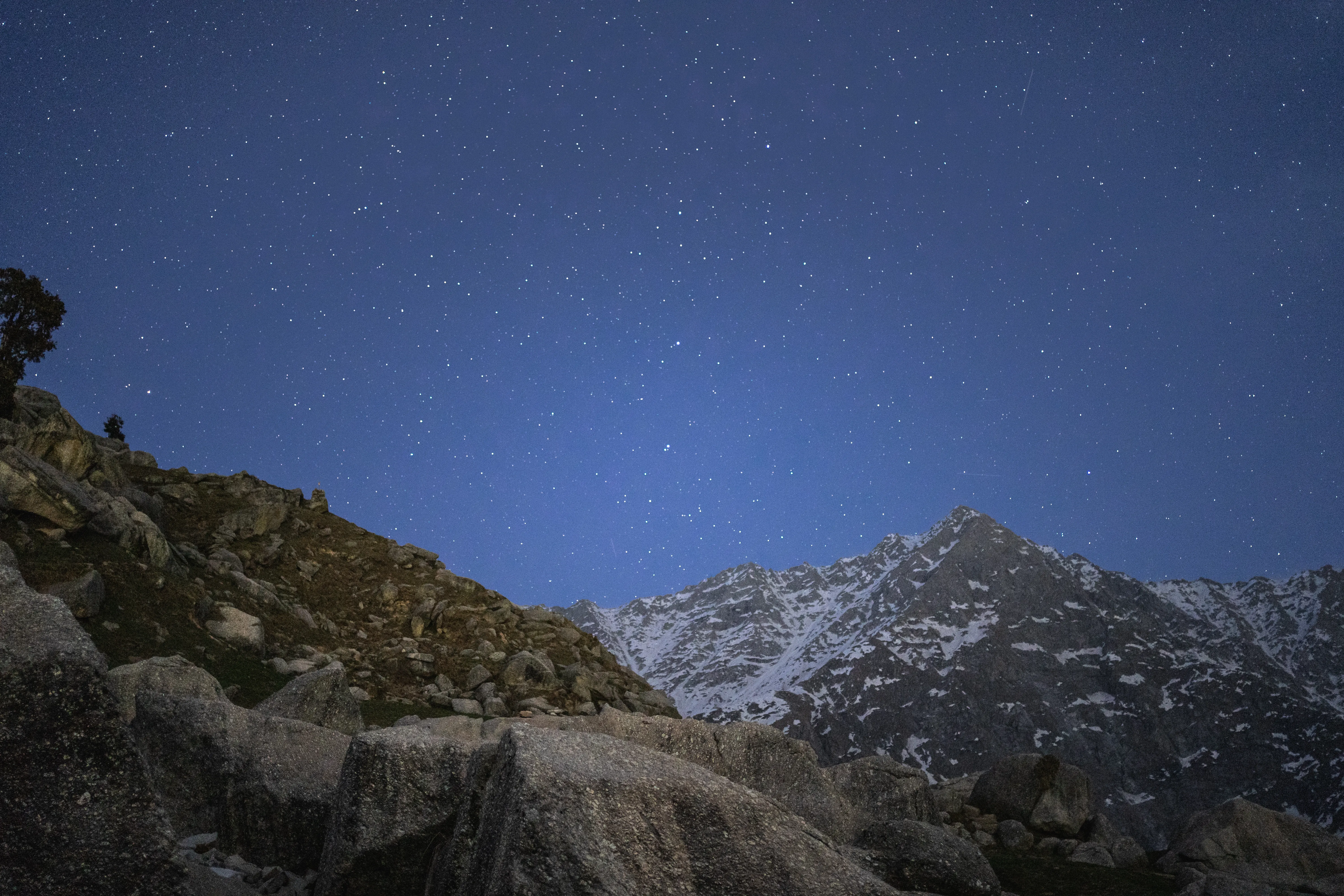 Trek from Indrahar Base to Moon Peak and Descent to Laka Glacier