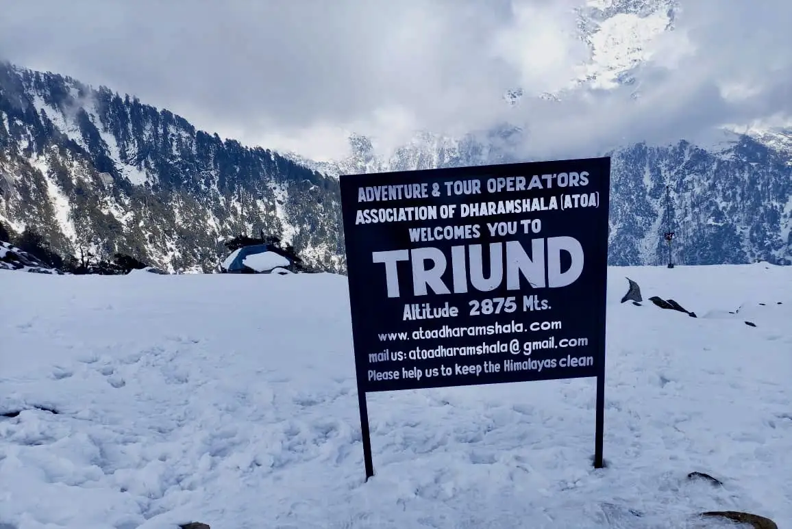 triund laka glacier trek