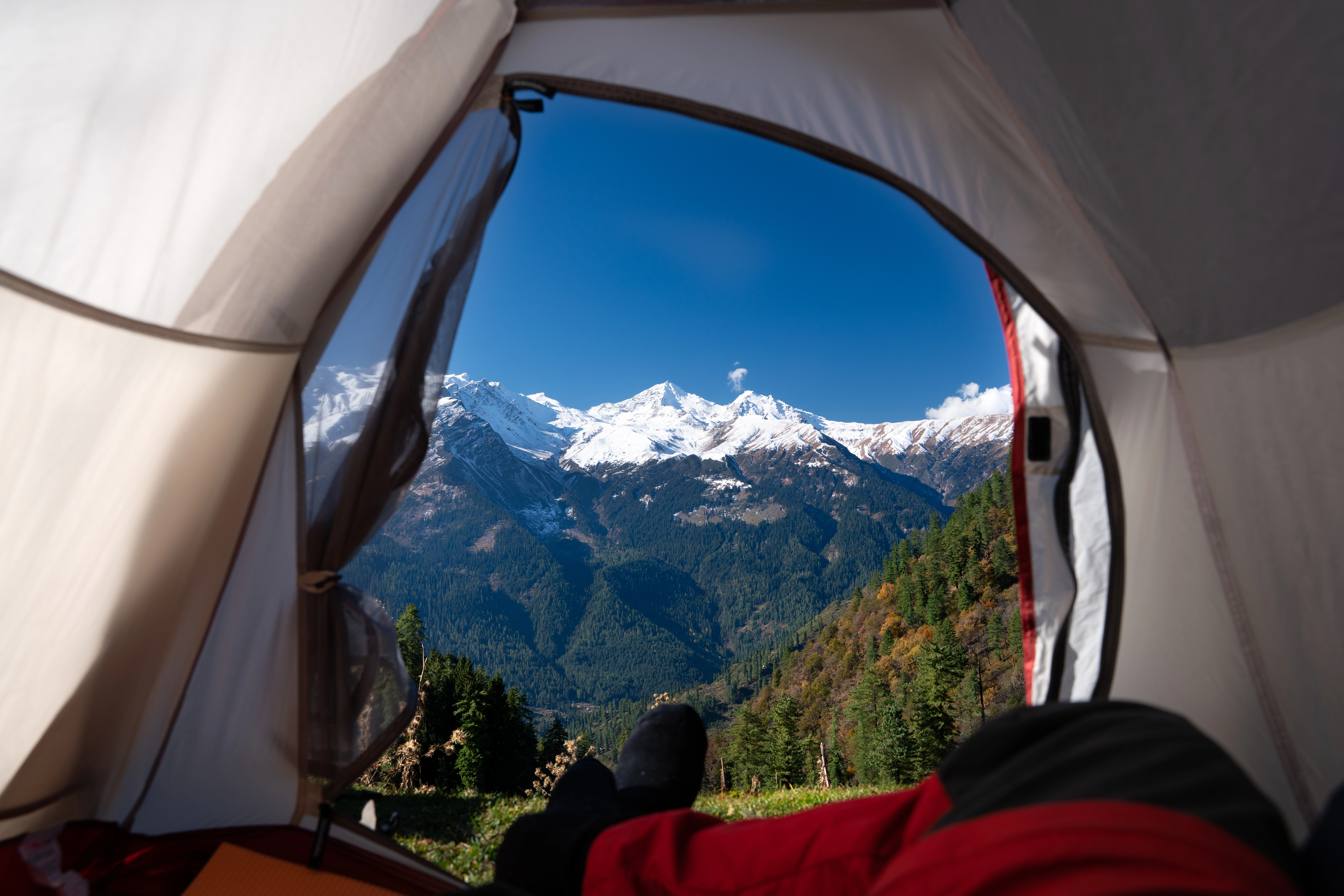 Kheerganga Trek camping