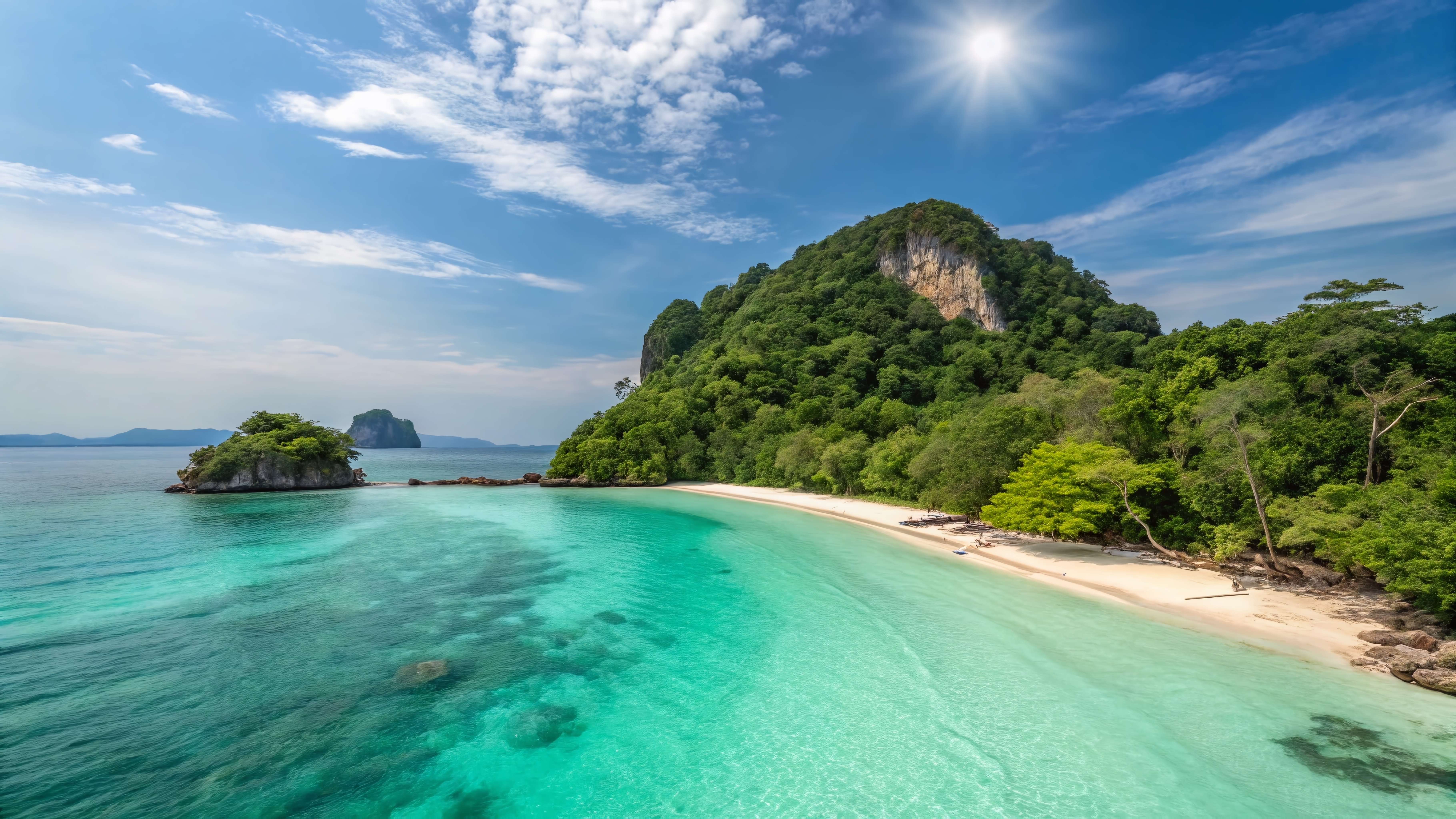 Krabi 4 Islands Tour by Big Long-tail Boat