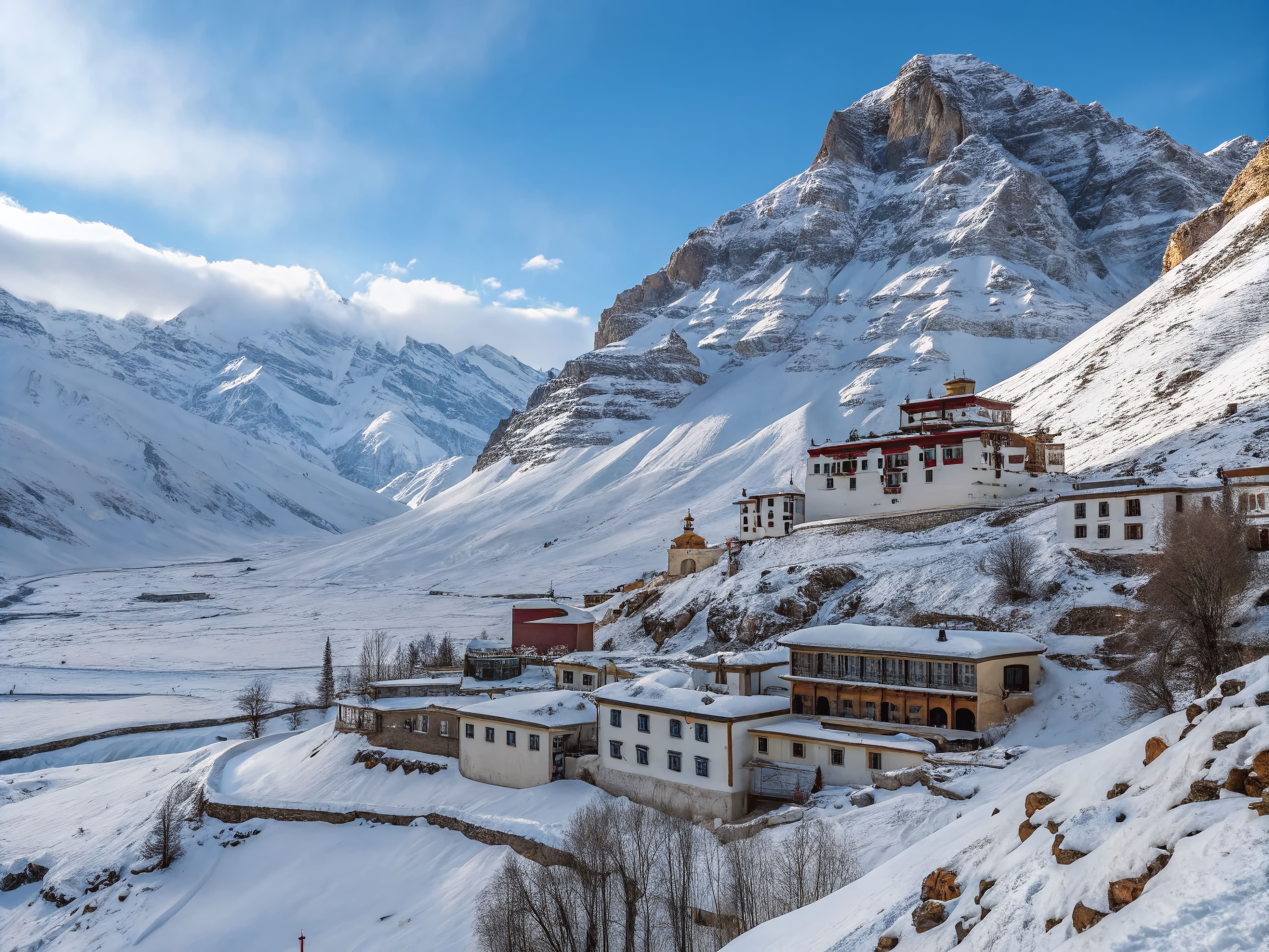 key monastery kaza spiti