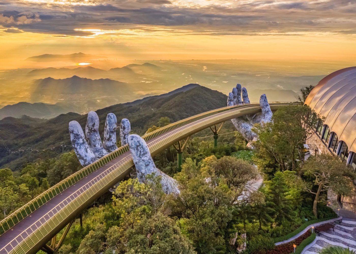 Golden Hands Bridge, Vietnam